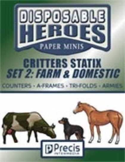 Role Playing Games - Disposable Heroes Critters Statix 2: Farm & Domestic