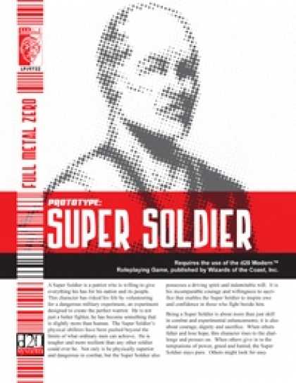 Role Playing Games - Prototype: Super Soldier
