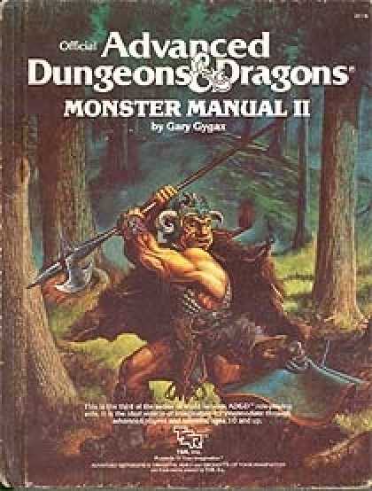 Role Playing Games - 1st Edition AD&D Monster Manual II