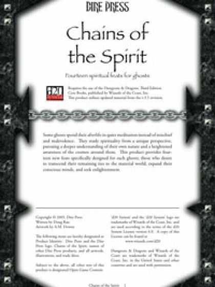 Role Playing Games - Chains of the Spirit