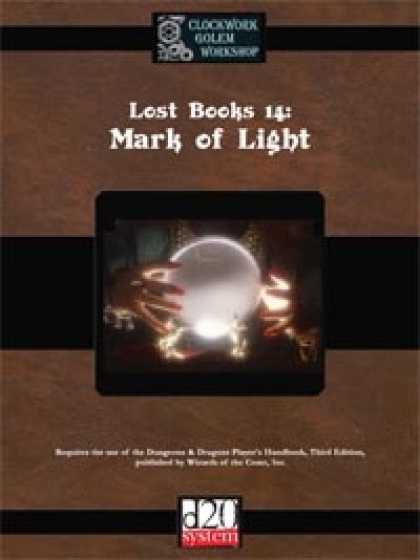 Role Playing Games - Lost Books 14: Mark of Light