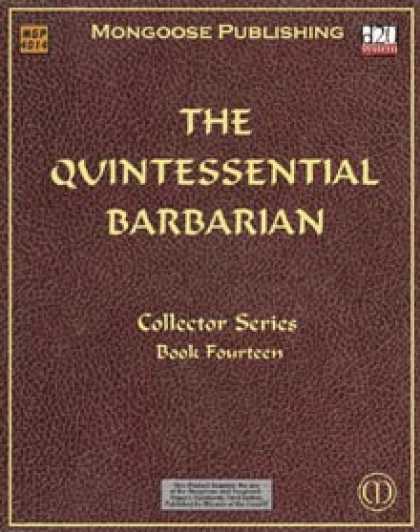 Role Playing Games - The Quintessential Barbarian