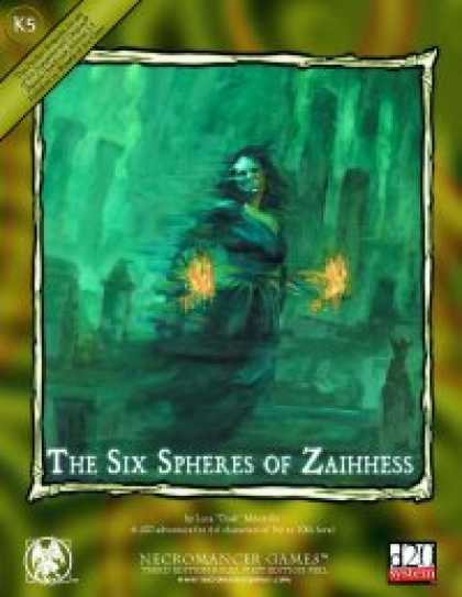 Role Playing Games - The Six Spheres of Zaihhess