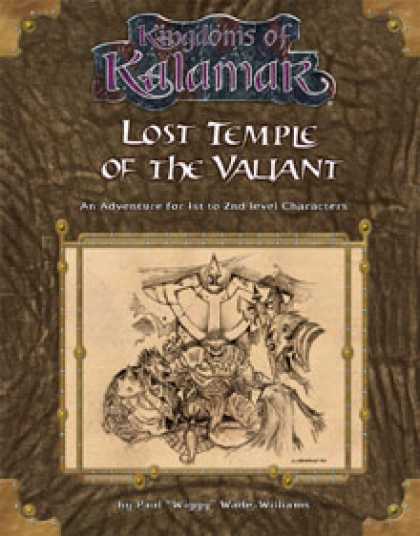 Role Playing Games - Lost Temple of the Valiant