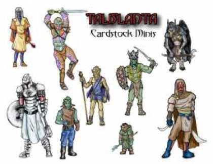 Role Playing Games - Talislanta Cardstock Minis