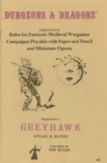 Role Playing Games - Supplement I: Greyhawk