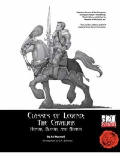 Role Playing Games - Lion's Den Press: Classes of Legend -- The Cavalier