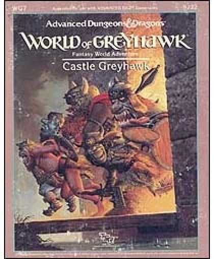 Role Playing Games - WG7 - Castle Greyhawk