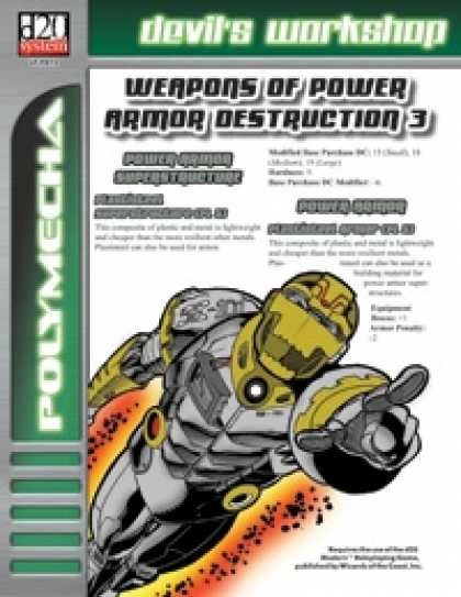 Role Playing Games - Weapons of Power Armor Destruction 3
