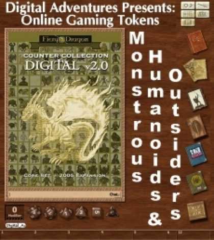 Role Playing Games - Online Gaming Tokens Pack #9: Monstrous Humanoids & Outsiders