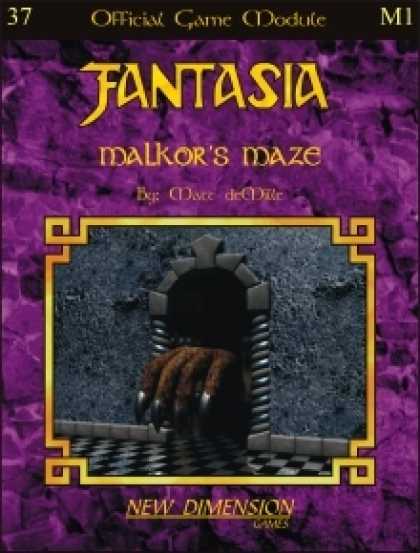Role Playing Games - Fantasia: Malkor's Maze--Module M1