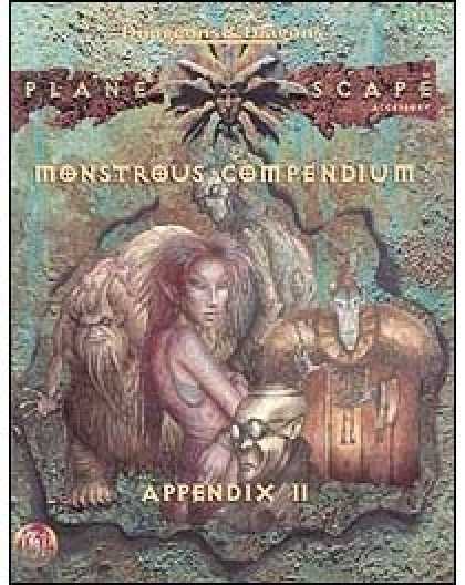 Role Playing Games - Monstrous Compendium - Planescape Appendix II