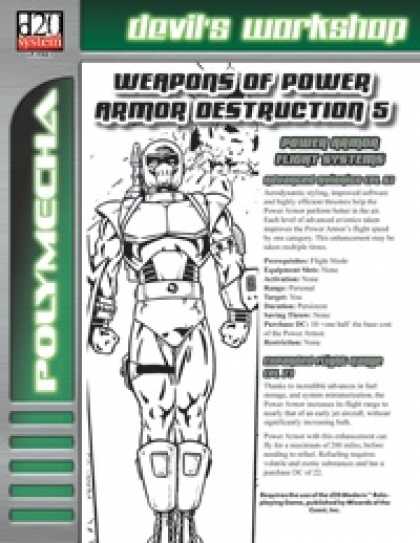 Role Playing Games - Weapons of Power Armor Destruction 5