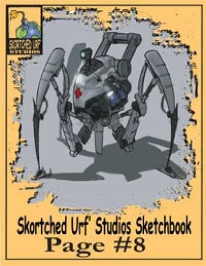 Role Playing Games - Skortched 
Urf' Studios Sketchbook Page #8: Medical Droid #1