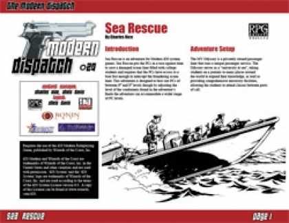 Role Playing Games - Modern Dispatch (#27): Sea Rescue
