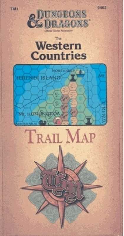 Role Playing Games - Western Countries Trail Map