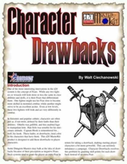 Role Playing Games - Character Drawbacks