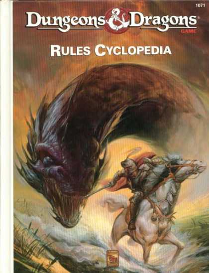 Role Playing Games - Dungeons & Dragons Rules Cyclopedia