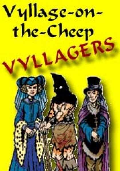 Role Playing Games - Cheap Folks COLOR Vyllagers cardstock figures