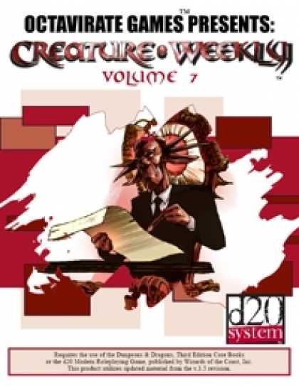 Role Playing Games - Creature Weekly Volume 7