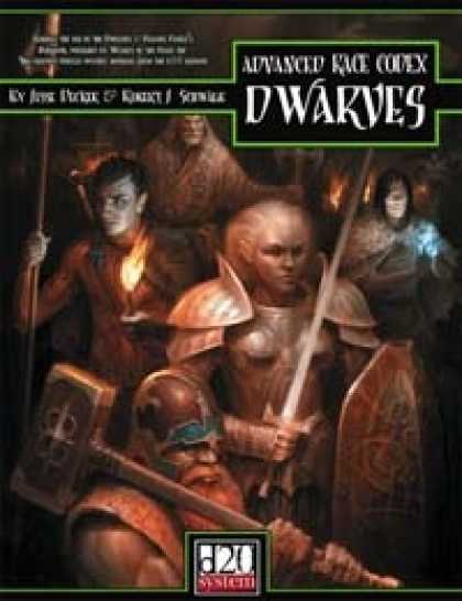 Role Playing Games - Advanced Race Codex: Dwarves