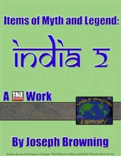 Role Playing Games - World Building Library: Items of Myth and Legend: India 2