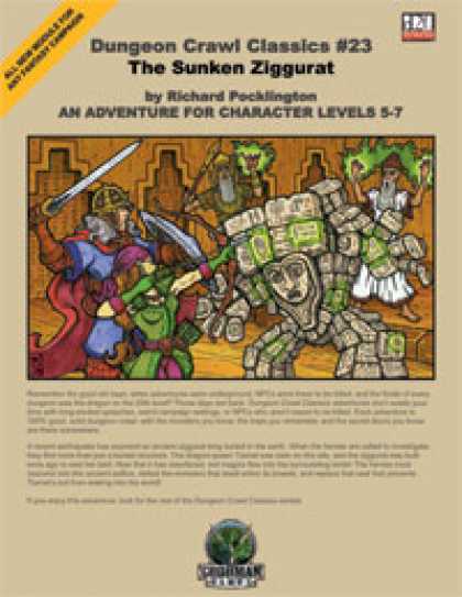 Role Playing Games - Dungeon Crawl Classics #23: The Sunken Ziggurat