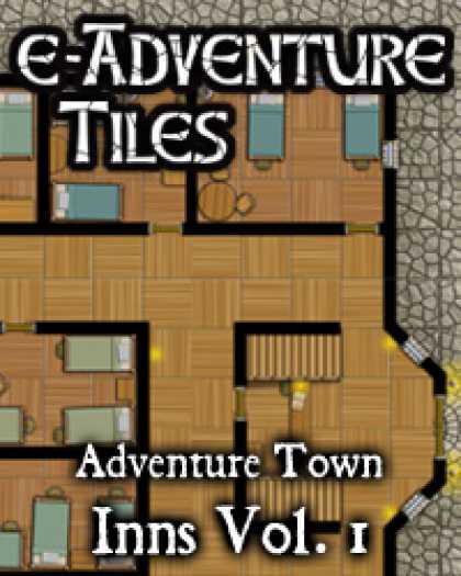 Role Playing Games - e-Adventure Tiles: Adventure Town Inns Vol. 1