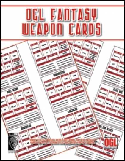 Role Playing Games - OGL Fantasy Weapon Cards