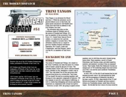Role Playing Games - Modern Dispatch (#51): Trini Tangos
