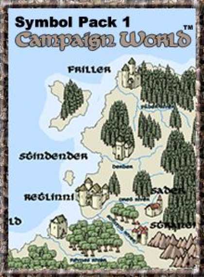 Role Playing Games - Symbol Pack 1: Campaign World (for Fractal Mapper)