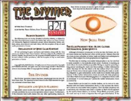 Role Playing Games - The Diviner: The Core Specialist Wizard