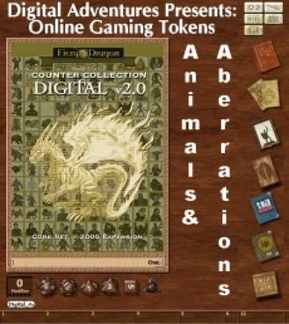 Role Playing Games - Online Gaming Tokens Pack #1: Animals & Aberrations