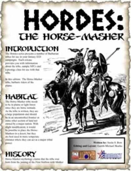 Role Playing Games - HORDES: The Horse-Masher