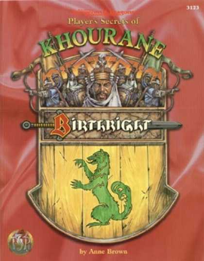 Role Playing Games - Khourane Domain Sourcebook