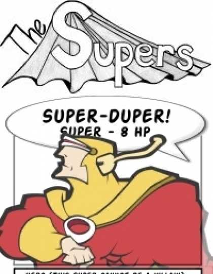 Role Playing Games - The Supers Card Game - #4 Four Color Heroes!