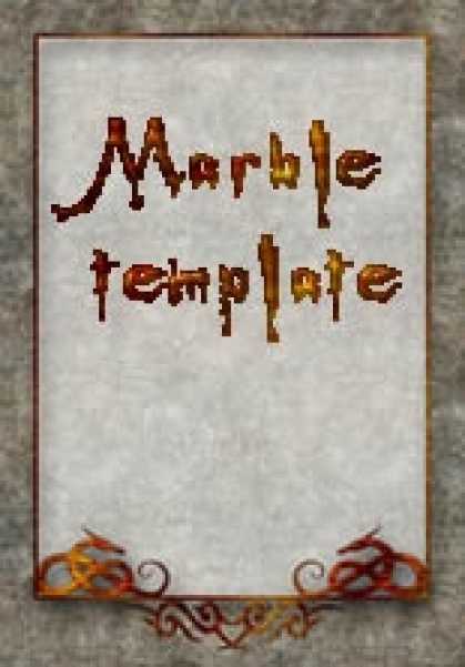 Role Playing Games - Elegant Marble Template