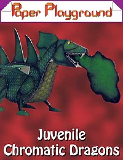 Role Playing Games - Paper Playground - Juvenile Chromatic Dragons