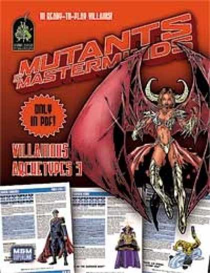 Role Playing Games - Mutants & Masterminds Villainous Archetypes 3
