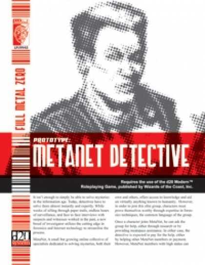 Role Playing Games - Prototype: MetaNet Detective