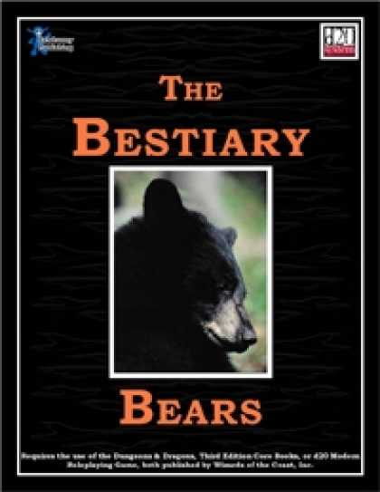 Role Playing Games - The Bestiary: Bears