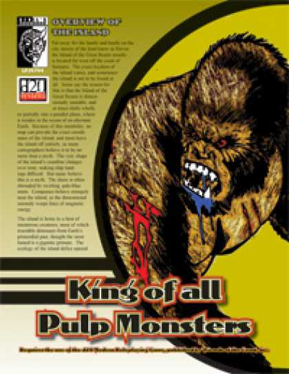 Role Playing Games - King of All Pulp Monsters