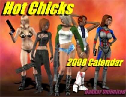 Role Playing Games - The Hot Chicks 2008 Calendar