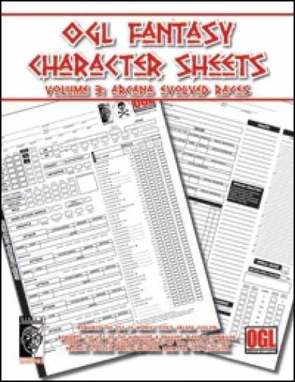 Role Playing Games - OGL Fantasy Character Sheets Volume 3: Arcana Evolved