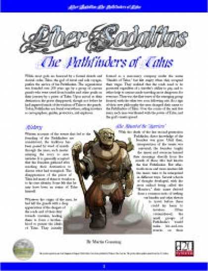 Role Playing Games - Liber Sodalitas: The Pathfinders of Talus