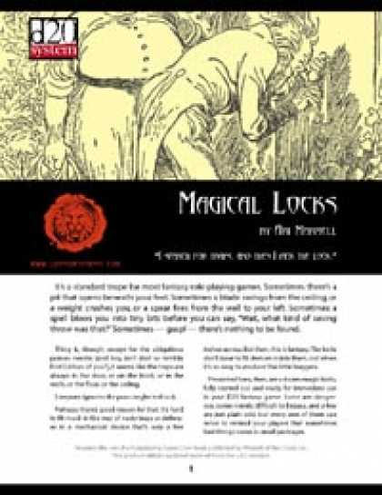 Role Playing Games - Lions Den Press: Magical Locks