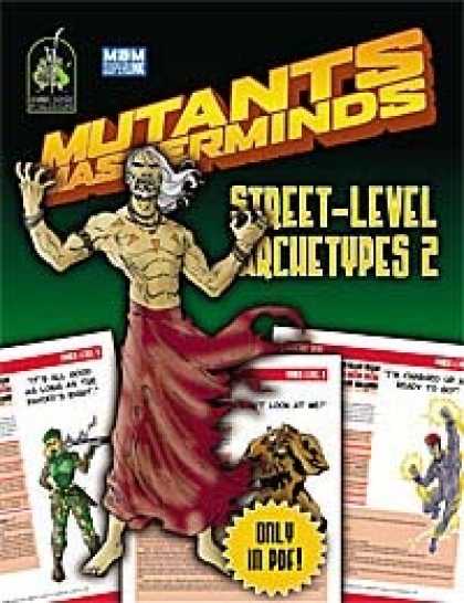 Role Playing Games - Mutants & Masterminds Street-Level Archetypes 2
