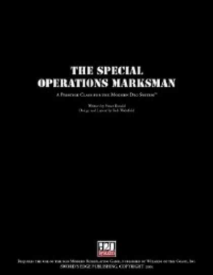 Role Playing Games - Special Operations Marksman