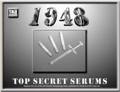 Role Playing Games - 1948: Top Secret Serums