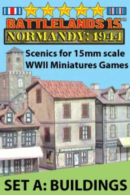 Role Playing Games - BattleLands 15mm Normandy: 1944 Set A-Buildings
